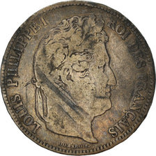 Münze, Frankreich, Louis-Philippe, 5 Francs, 1836, Marseille, S, Silber