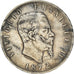 Moeda, Itália, Vittorio Emanuele II, 5 Lire, 1872, Milan, VF(30-35), Prata