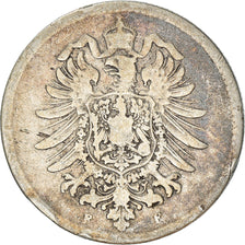 Moeda, ALEMANHA - IMPÉRIO, Wilhelm I, Mark, 1876, Stuttgart, VF(20-25), Prata