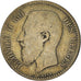 Moneda, Bélgica, Leopold II, Franc, 1867, BC, Plata, KM:28.1
