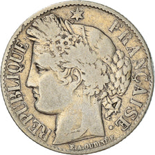 Moneta, Francja, Cérès, Franc, 1887, Paris, F(12-15), Srebro, KM:822.1