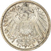 Coin, GERMANY - EMPIRE, Wilhelm II, Mark, 1914, Karlsruhe, MS(60-62), Silver
