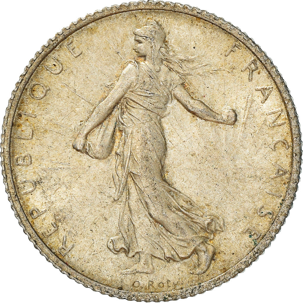 Coin, France, Semeuse, Franc, 1920, Paris, AU(50-53), Silver, KM:844.1