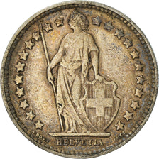 Münze, Schweiz, 1/2 Franc, 1916, Bern, SS, Silber, KM:23