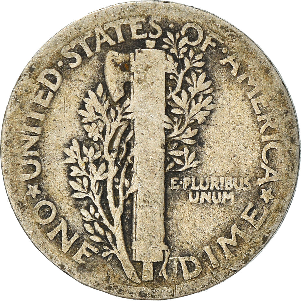 Münze, Vereinigte Staaten, Mercury Dime, Dime, 1916, U.S. Mint, Philadelphia