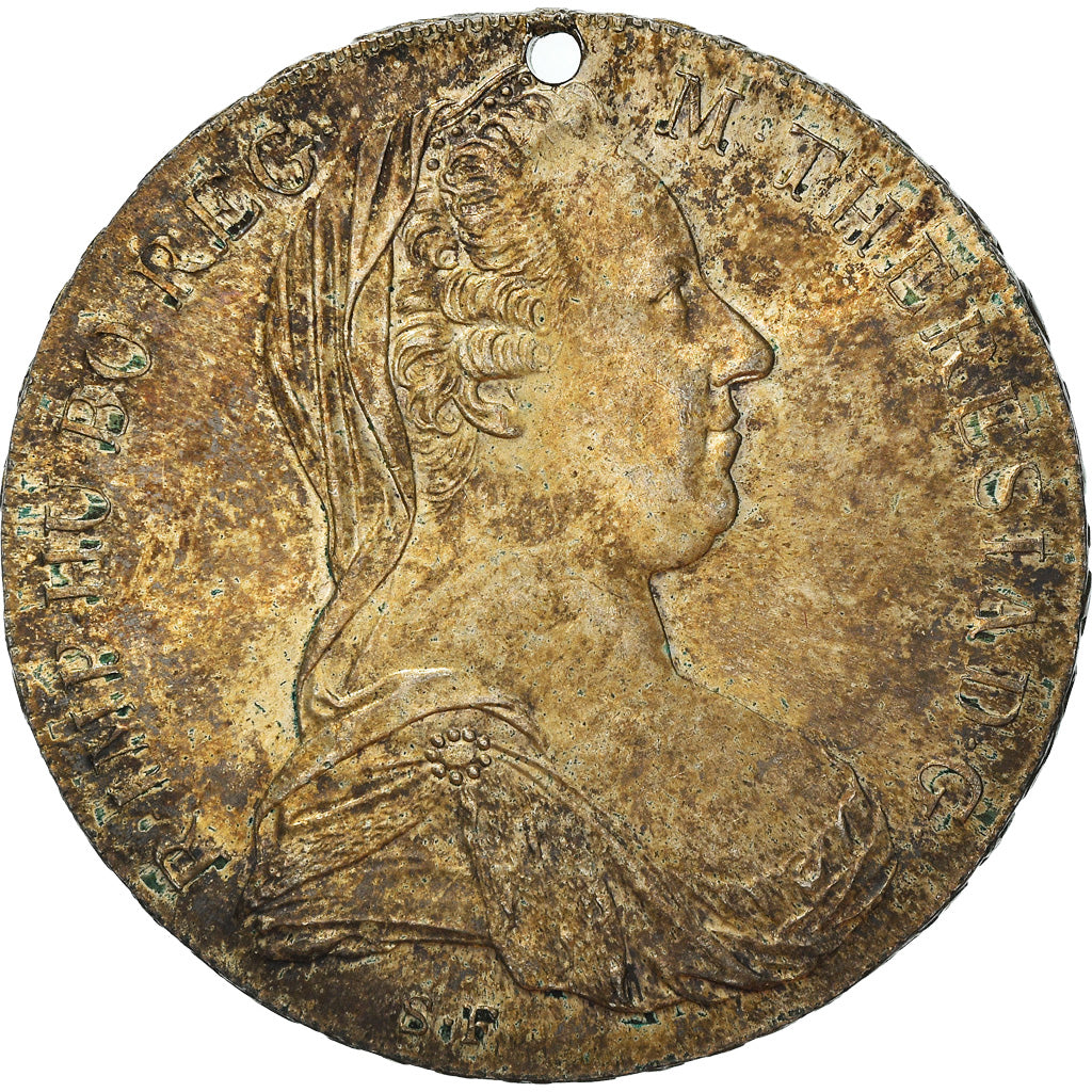 Moneta, Austria, Joseph II, Thaler, 1780, Vienna, Restrike, BB+, Argento, KM:T1