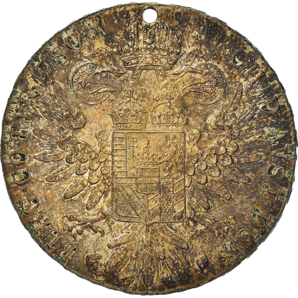 Moneta, Austria, Joseph II, Thaler, 1780, Vienna, Restrike, BB+, Argento, KM:T1