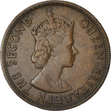 Moneda, Chipre, 5 Mils, 1955, BC+, Bronce, KM:34