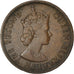 Moeda, Chipre, 5 Mils, 1955, VF(20-25), Bronze, KM:34