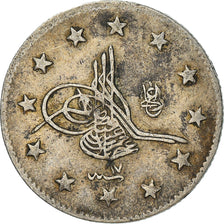 Moneta, Turchia, Abdul Hamid II, 2 Kurush, 1907 (AH 1293/33), Qustantiniyah, BB
