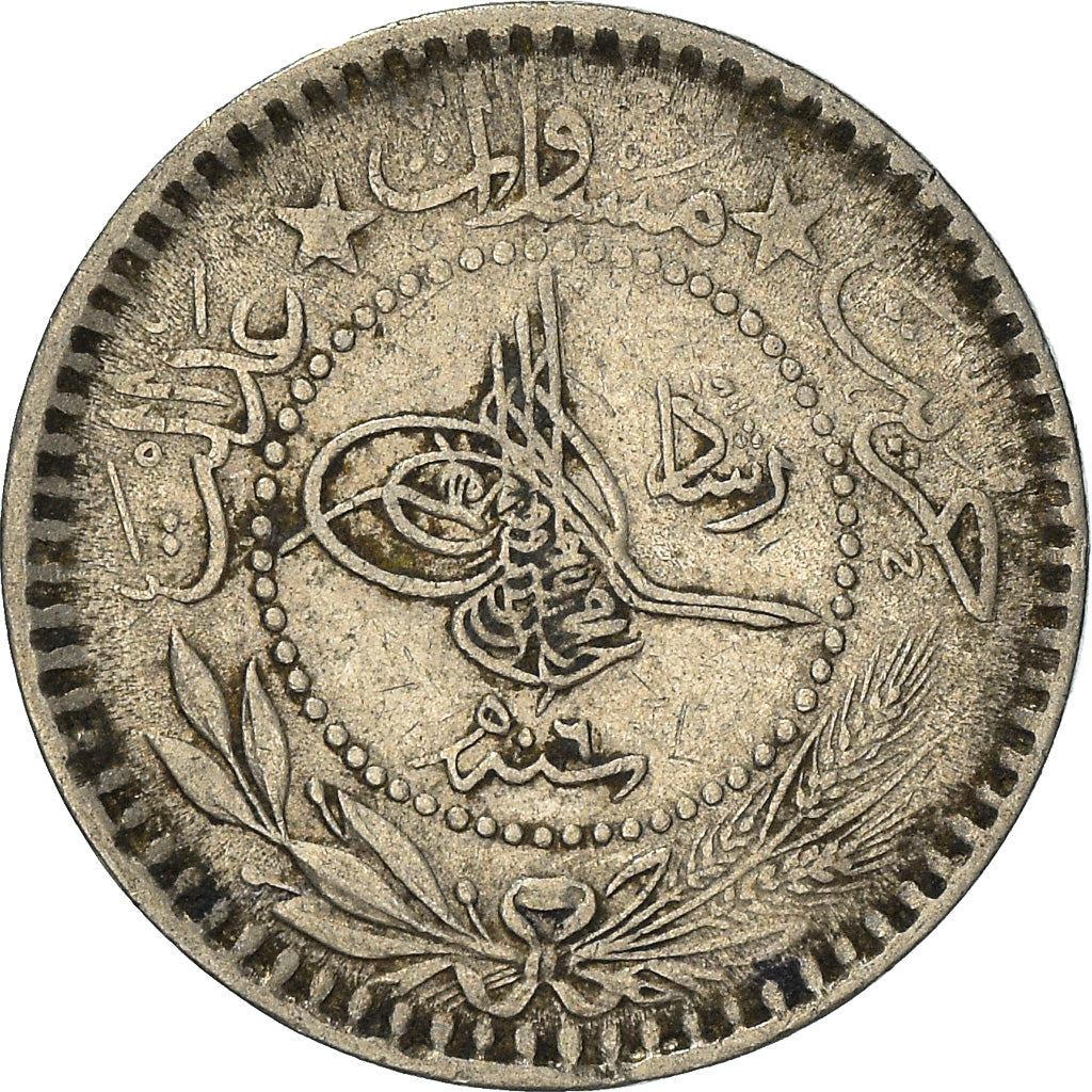Moneta, Turchia, Muhammad V, 10 Para, 1911, Qustantiniyah, BB, Nichel, KM:760