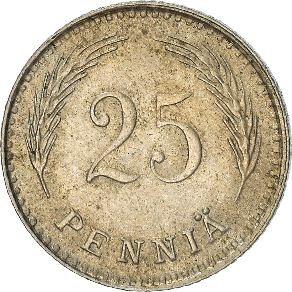 Coin, Finland, 25 Penniä, 1921, AU(50-53), Copper-nickel, KM:25