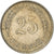 Moneta, Finlandia, 25 Penniä, 1921, BB+, Rame-nichel, KM:25