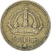 Coin, Sweden, Gustaf V, 10 Öre, 1949, VF(30-35), Silver, KM:813