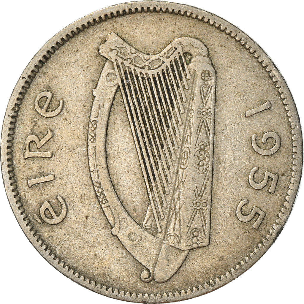 Münze, IRELAND REPUBLIC, Florin, 1955, SS, Copper-nickel, KM:15a