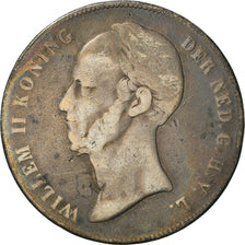 Moneda, Países Bajos, William II, 2-1/2 Gulden, 1847, BC+, Plata, KM:69.2