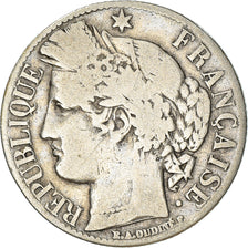 Moneta, Francja, Cérès, Franc, 1871, Paris, F(12-15), Srebro, KM:822.1
