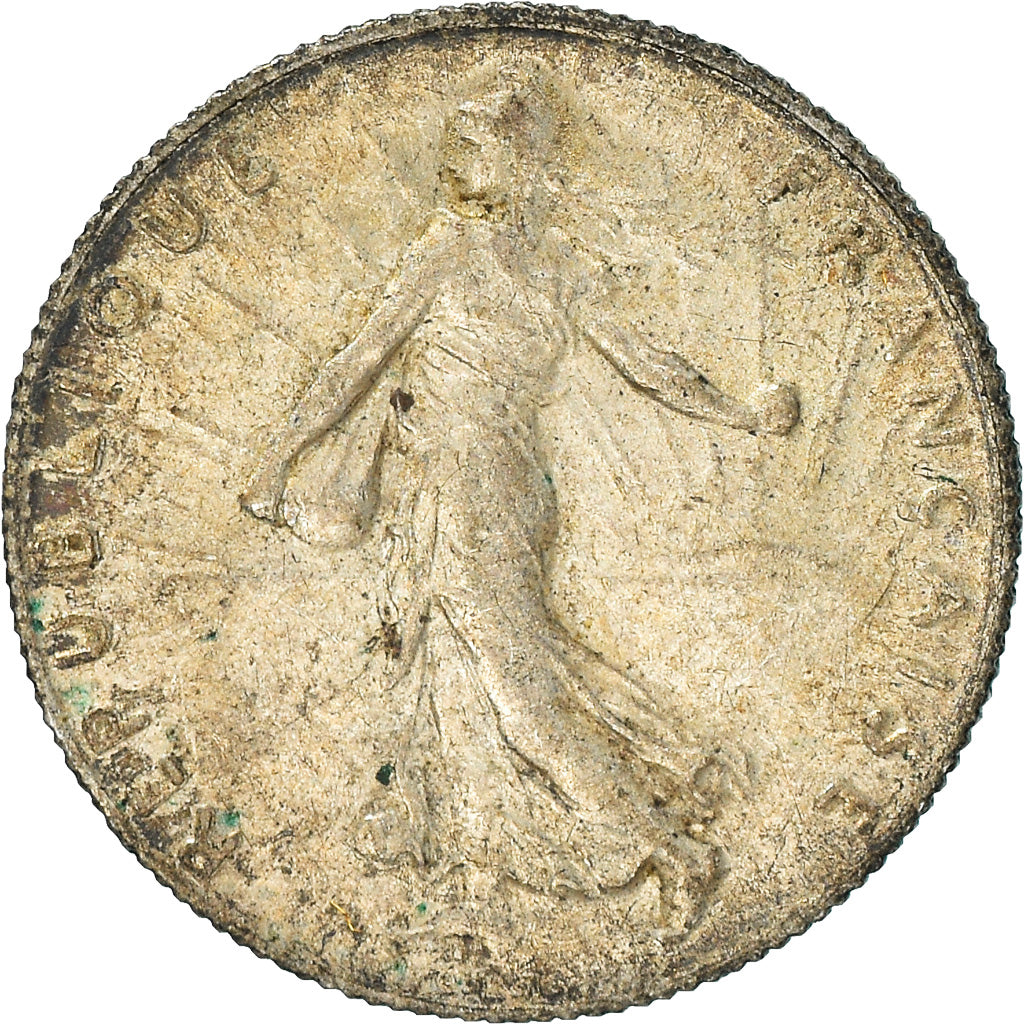 Monnaie, France, Semeuse, 50 Centimes, 1917, Paris, TTB+, Argent, Gadoury:420