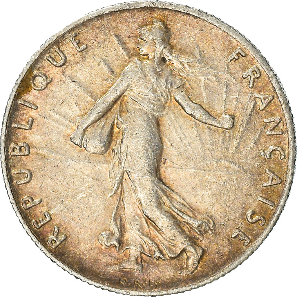 Coin, France, Semeuse, 50 Centimes, 1918, Paris, MS(60-62), Silver, KM:854
