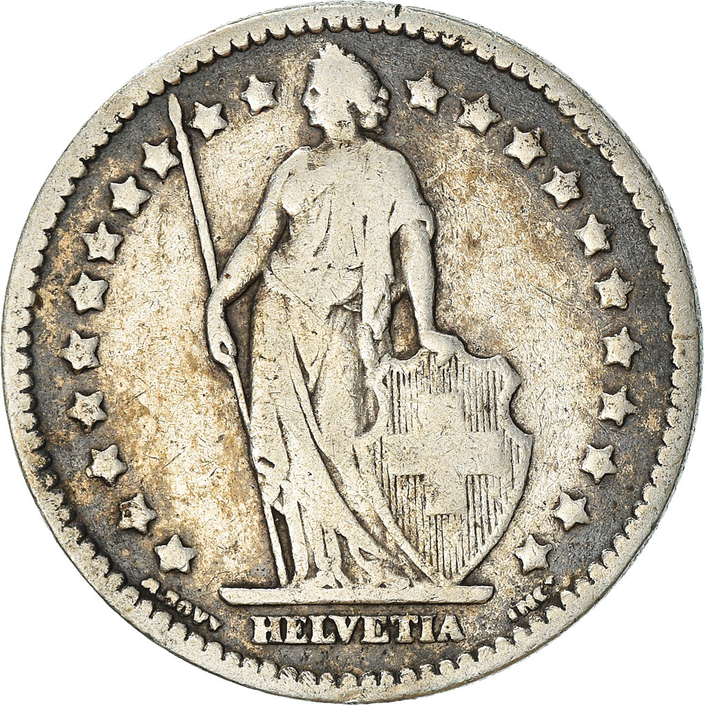 Münze, Schweiz, Franc, 1910, Bern, S+, Silber, KM:24