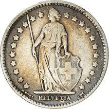 Moeda, Suíça, Franc, 1920, Bern, VF(30-35), Prata, KM:24