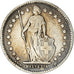 Moeda, Suíça, Franc, 1920, Bern, VF(30-35), Prata, KM:24