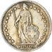 Coin, Switzerland, Franc, 1940, EF(40-45), Silver, KM:24