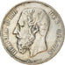 Moeda, Bélgica, Leopold II, 5 Francs, 5 Frank, 1873, EF(40-45), Prata, KM:24