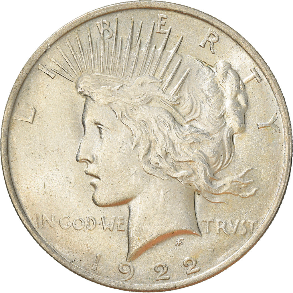 Münze, Vereinigte Staaten, Peace Dollar, Dollar, 1922, U.S. Mint, Philadelphia