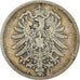 Münze, GERMANY - EMPIRE, Wilhelm I, Mark, 1875, Frankfurt, S+, Silber, KM:7