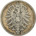 Monnaie, GERMANY - EMPIRE, Wilhelm I, Mark, 1875, Frankfurt, TB+, Argent, KM:7