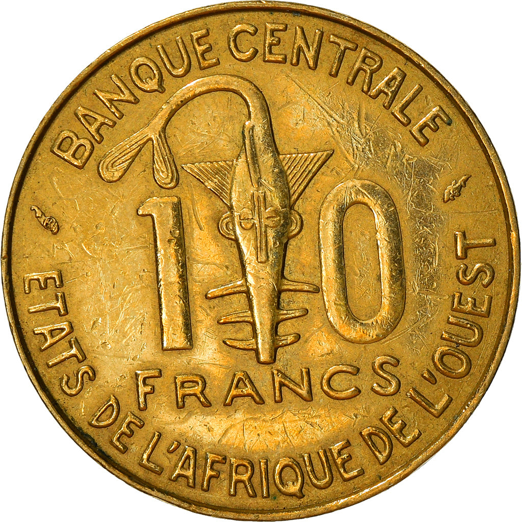Moneta, Stati dell'Africa occidentale, 10 Francs, 1979, Paris, MB+