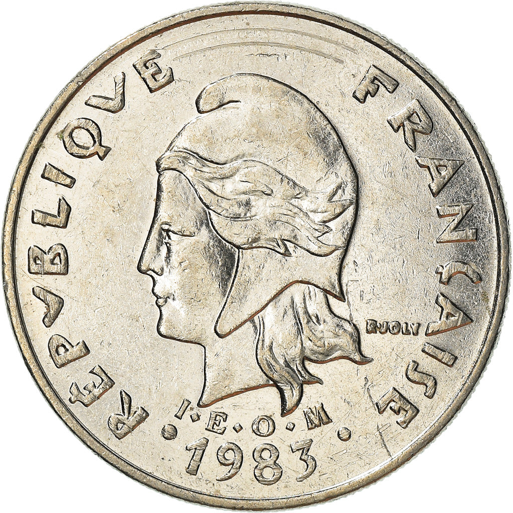 Coin, French Polynesia, 20 Francs, 1983, Paris, VF(30-35), Nickel, KM:9