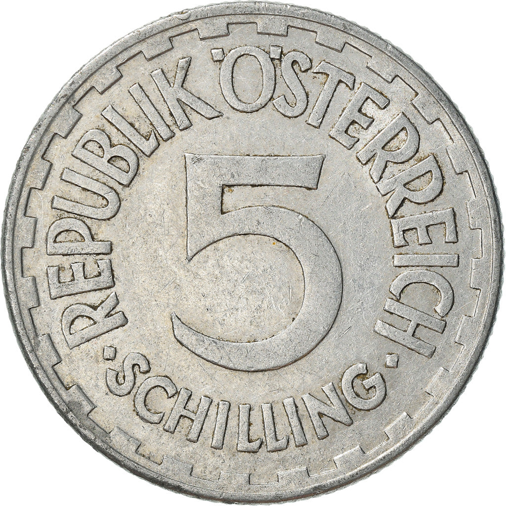 Münze, Österreich, 5 Schilling, 1952, SS, Aluminium, KM:2879