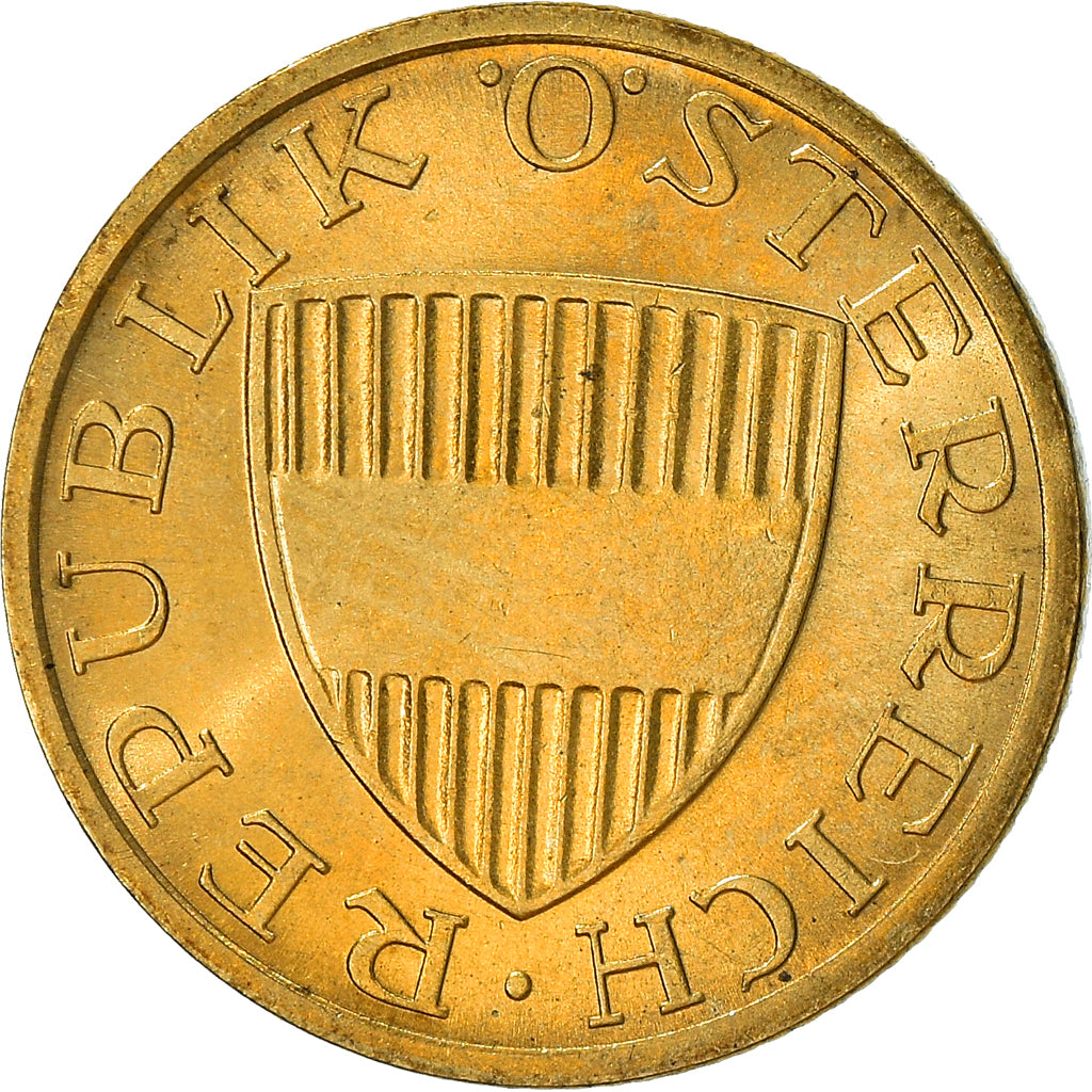 Coin, Austria, 50 Groschen, 1989, MS(60-62), Aluminum-Bronze, KM:2885