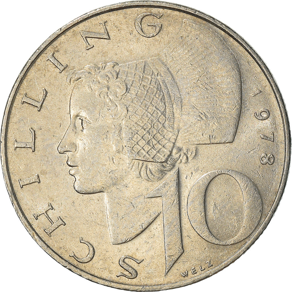 Moneta, Austria, 10 Schilling, 1978, SPL-, Nichel placcato rame-nichel, KM:2918
