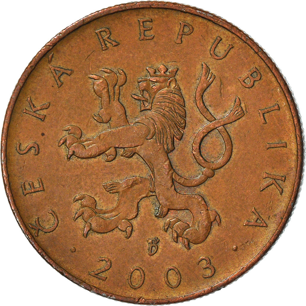 Monnaie, République Tchèque, 10 Korun, 2003, TTB+, Copper Plated Steel, KM:4