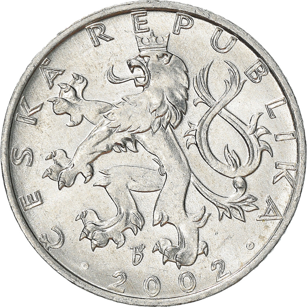 Coin, Czech Republic, 50 Haleru, 2002, Jablonec nad Nisou, MS(63), Aluminum