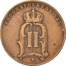 Moneta, Dania, Christian IX, 5 Öre, 1899, Copenhagen, VF(20-25), Bronze
