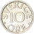 Moneta, Svezia, Carl XVI Gustaf, 10 Öre, 1987, SPL, Rame-nichel, KM:850