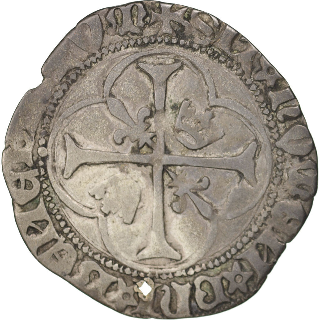 Coin, France, Blanc, Tournai, EF(40-45), Billon, Duplessy:550
