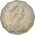 Moneta, Australia, Elizabeth II, 50 Cents, 1979, BB+, Rame-nichel, KM:68