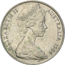 Coin, Australia, Elizabeth II, 10 Cents, 1984, AU(50-53), Copper-nickel, KM:65