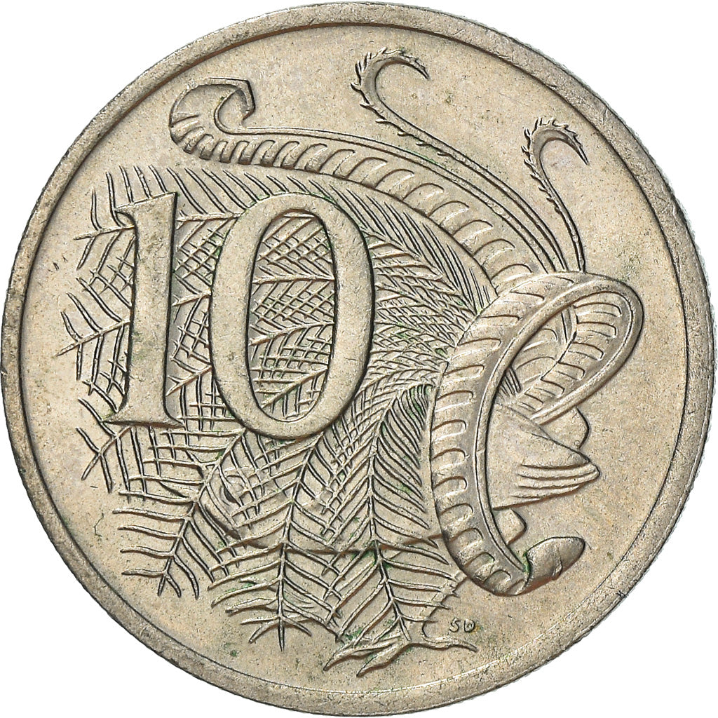 Coin, Australia, Elizabeth II, 10 Cents, 1984, AU(50-53), Copper-nickel, KM:65