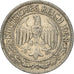 Munten, Duitsland, Weimarrepubliek, 50 Reichspfennig, 1928, Berlin, ZF, Nickel
