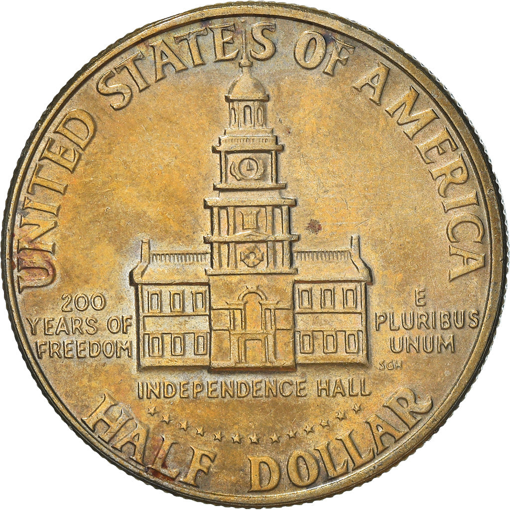 Münze, Vereinigte Staaten, Kennedy Half Dollar, Half Dollar, 1976, U.S. Mint