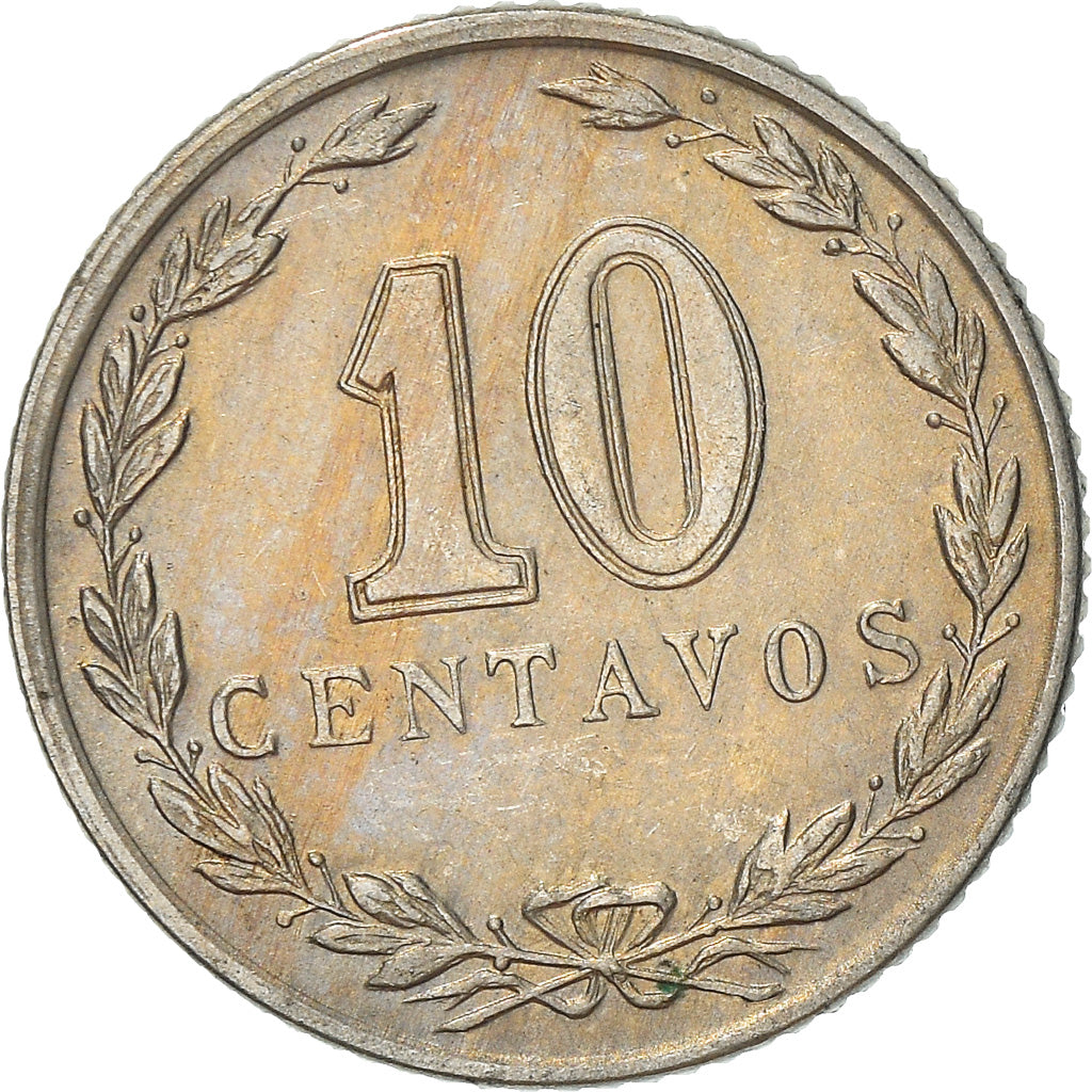 Moneta, Argentina, 10 Centavos, 1920, BB, Rame-nichel, KM:35