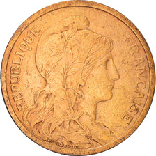 Moneta, Francia, Dupuis, 2 Centimes, 1902, Paris, MB, Bronzo, KM:841