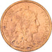 Moneda, Francia, Dupuis, 2 Centimes, 1911, Paris, BC+, Bronce, KM:841
