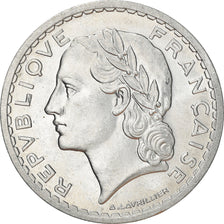 Moeda, França, Lavrillier, 5 Francs, 1947, Beaumont - Le Roger, AU(55-58)